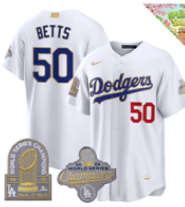 Men 2026 Los Angeles Dodgers #50 Betts white Game Nike MLB Jersey 0504001->dallas stars->NHL Jersey